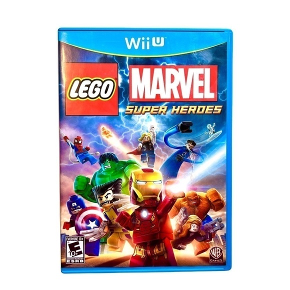 Lego Marvel Super Heroes Warner Bros Adventure Multiplayer Video Game Wii U - Picture 1 of 9